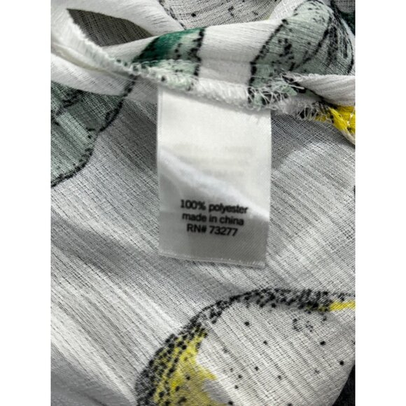 So womens XXLarge  flowy crepe tank top scoopmeck plus size off white - Picture 4 of 9